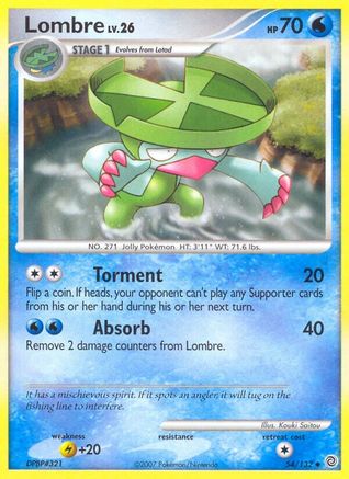 Lombre 54/132 - Secret Wonders Reverse Holofoil - Poke-Collect