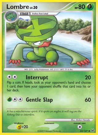 Lombre 52/127 - Platinum Reverse Holofoil - Poke-Collect