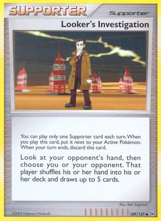 Looker's Investigation 109/127 - Platinum Reverse Holofoil - Poke-Collect