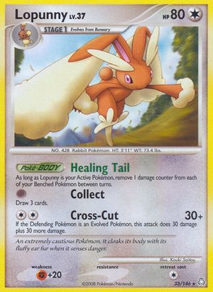 Lopunny 33/146 - Legends Awakened Reverse Holofoil - Poke-Collect