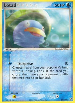 Lotad 35/107 - Deoxys Reverse Holofoil