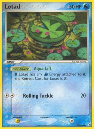 Lotad 55/100 - Crystal Guardians Reverse Holofoil - Poke-Collect