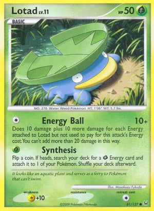 Lotad 81/127 - Platinum Reverse Holofoil