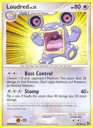 Loudred 44/106 - Great Encounters - Poke-Collect