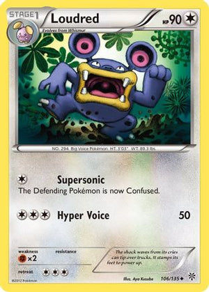 Loudred 106/135 - Plasma Storm Reverse Holofoil - Poke-Collect