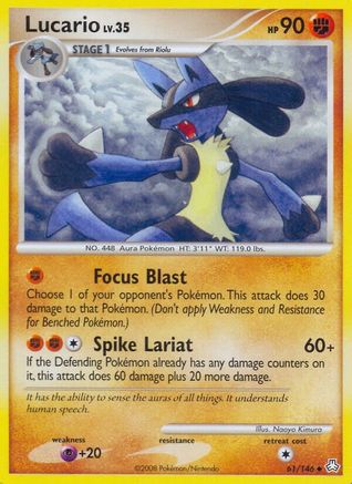 Lucario 61/146 - Legends Awakened Reverse Holofoil - Poke-Collect