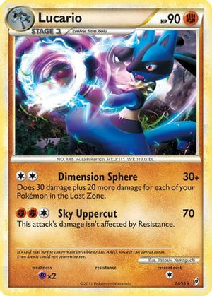 Lucario 14/95 - Call of Legends Reverse Holofoil - Poke-Collect