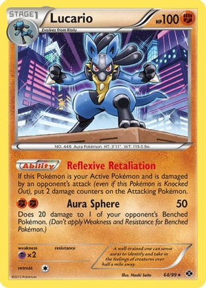 Lucario 64/99 - Next Destinies Holofoil - Poke-Collect