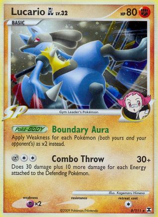 Lucario GL 8/111 - Rising Rivals Reverse Holofoil - Poke-Collect