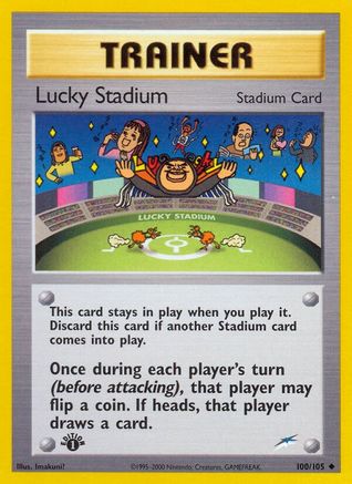 Lucky Stadium 100/105 - Neo Destiny 1st Edition - Poke-Collect