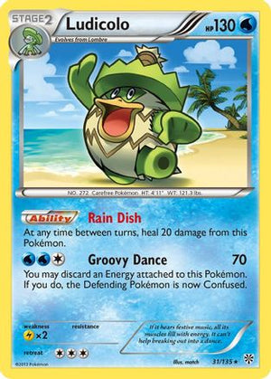 Ludicolo 31/135 - Plasma Storm Reverse Holofoil - Poke-Collect