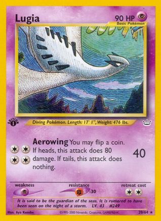 Lugia 20/64 - Neo Revelation 1st Edition - Poke-Collect