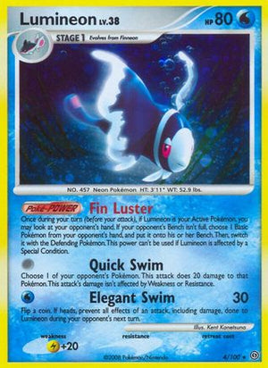 Lumineon 4/100 - Stormfront Holofoil - Poke-Collect