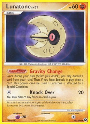 Lunatone 76/106 - Great Encounters - Poke-Collect