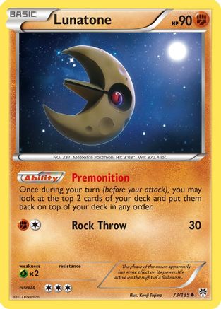 Lunatone 73/135 - Plasma Storm - Poke-Collect