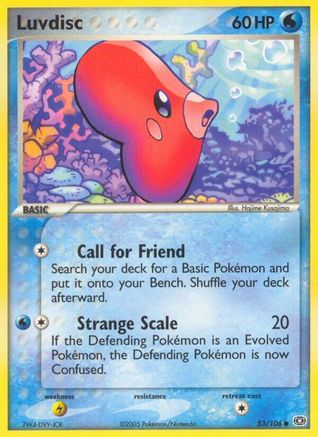 Luvdisc 53/106 - Emerald Reverse Holofoil - Poke-Collect