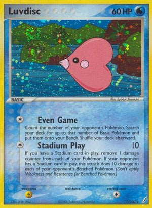 Luvdisc 7/100 - Crystal Guardians Holofoil - Poke-Collect