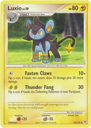 Luxio 52/130 - Diamond & Pearl Reverse Holofoil - Poke-Collect