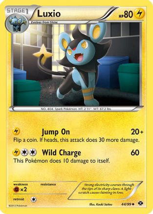 Luxio (44) 44/99 - Next Destinies Reverse Holofoil - Poke-Collect