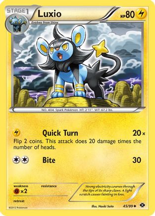 Luxio (45) 45/99 - Next Destinies - Poke-Collect