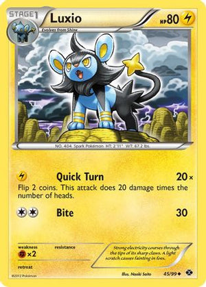 Luxio 45/99 - Next Destinies Reverse Holofoil - Poke-Collect