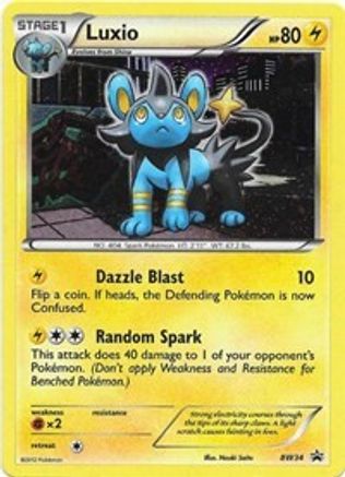 Luxio - BW34 (Cosmos Holo) BW34/101 - Black and White Promos Holofoil - Poke-Collect