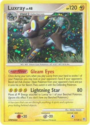 Luxray 7/130 - Diamond & Pearl Reverse Holofoil - Poke-Collect