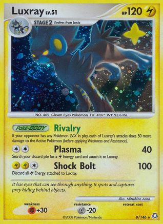 Luxray 8/146 - Legends Awakened Holofoil - Poke-Collect