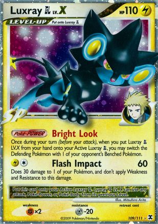 Luxray GL Lv.X 109/111 - Rising Rivals Holofoil - Poke-Collect