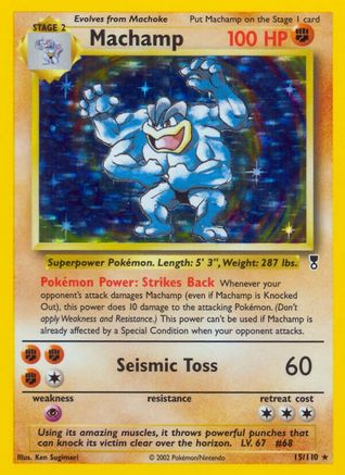 Machamp 15/110 - Legendary Collection Reverse Holofoil - Poke-Collect