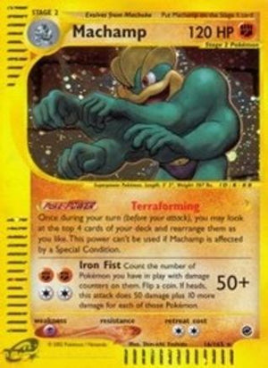 Machamp 16/165 - Expedition Base Set Holofoil - Poke-Collect