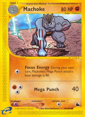 Machoke 38/144 - Skyridge Reverse Holofoil