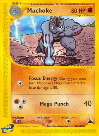 Machoke 38/144 - Skyridge - Poke-Collect