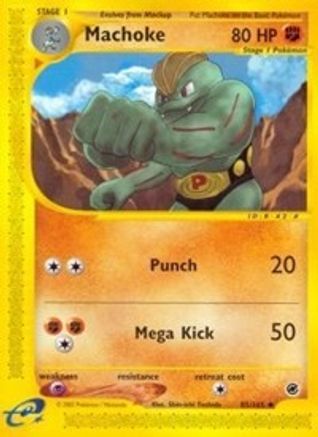 Machoke 85/165 - Expedition Base Set Reverse Holofoil - Poke-Collect