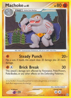 Machoke 41/100 - Stormfront Reverse Holofoil - Poke-Collect
