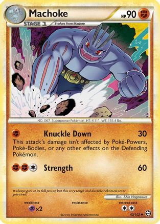 Machoke 40/102 - Triumphant - Poke-Collect