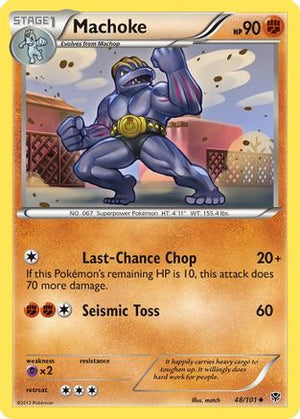 Machoke 48/101 - Plasma Blast - Poke-Collect