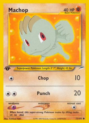 Machop 73/105 - Neo Destiny Unlimited - Poke-Collect