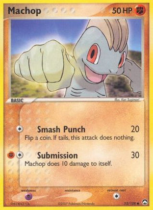 Machop 53/108 - Power Keepers Reverse Holofoil - Poke-Collect