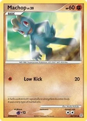 Machop 86/130 - Diamond & Pearl Reverse Holofoil - Poke-Collect