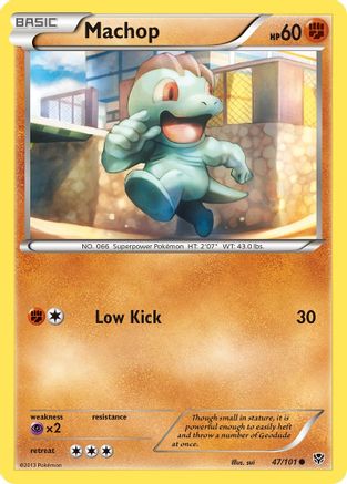 Machop 47/101 - Plasma Blast Reverse Holofoil - Poke-Collect