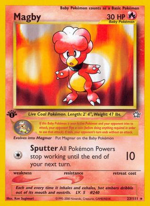 Magby 23/111 - Neo Genesis Unlimited - Poke-Collect