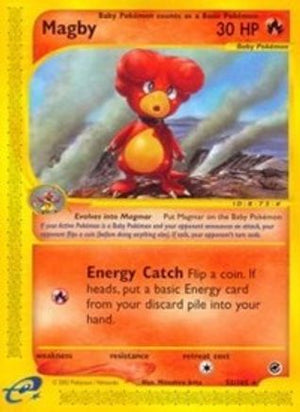 Magby 52/165 - Expedition Base Set Reverse Holofoil - Poke-Collect