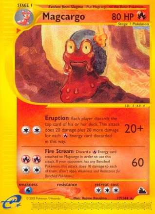 Magcargo (17) 17/144 - Skyridge Reverse Holofoil - Poke-Collect