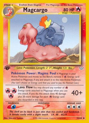 Magcargo 33/64 - Neo Revelation Unlimited - Poke-Collect