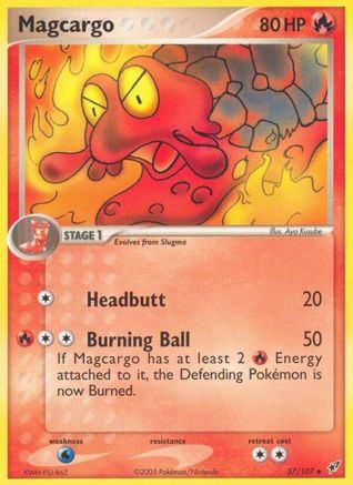 Magcargo - 037/107 37/107 - Deoxys - Poke-Collect