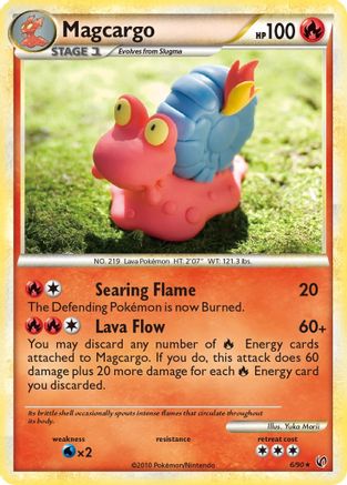 Magcargo 6/90 - Undaunted Reverse Holofoil - Poke-Collect