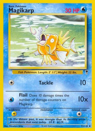 Magikarp 52/110 - Legendary Collection Reverse Holofoil - Poke-Collect