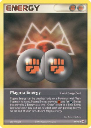 Magma Energy 87/95 - Team Magma vs Team Aqua Reverse Holofoil - Poke-Collect