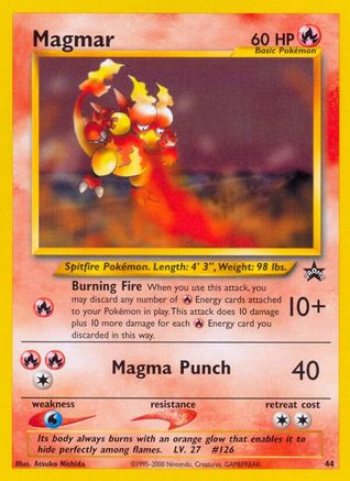 Magmar 44/53 - Wizards Black Star Promos - Poke-Collect